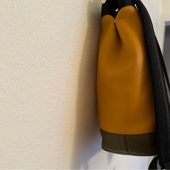 Marni Color‎ Block Leather Parachute Backpack Purse Italy main image 5